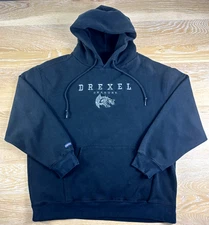 Vintage 90's Drexel University Dragons Hooded Sweatshirt Size XL