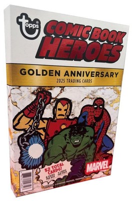 2025 Topps Marvel Comic Books Heroes 1975 Golden Anniversary Hobby Box SEALED