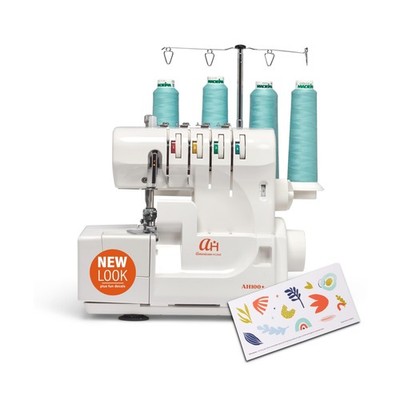Serger Sewing Machine by American Home, Portable Stitching Machine Easy to Fo...