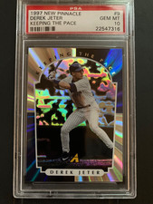 1997 New Pinnacle Derek Jeter Keeping The Pace PSA 10