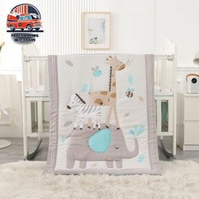 Juego De Ropa De Cuna, Juego De Ropa De Cama Premium De 3 Piezas Para Beb  NUEVO