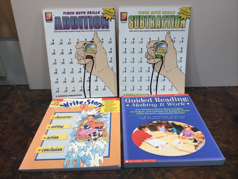 How To Write A Story Grades 1 To3 Evan Moor + Addition, Subtraction, Reading￼