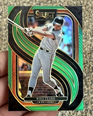 #ad Will Clark 5 Green Prizm #149 2025 Select Baseball $64.99