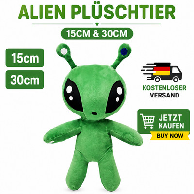 IKEA AFTONSPARV Alien Plush Toy Soft Stuffed 30cm Green Animal Kids Gift NEW DE