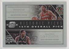 2019 Contenders Optic Historic Picks Giannis Antetokounmpo Kawhi Leonard #15 0rf