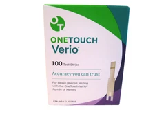 One Touch Verio 100 Ct Diabetic Test Strips Exp 12/2026 ✅SHIPPED IN A BOX✅
