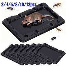 2-12Pack Mouse Glue Traps Large Glue Traps for Mice and Rats Indoor Sticky Traps