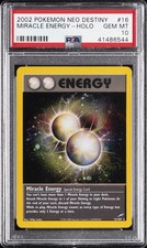 2002 POKEMON NEO DESTINY #16 MIRACLE ENERGY-HOLO PSA 10 on eBay