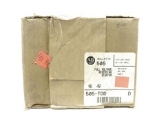 ALLEN BRADLEY 505-TOD SER. D 110/115-120V BR/WH NSFS