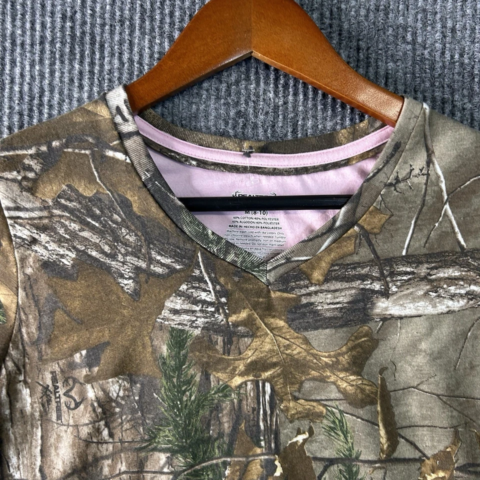 Охотничья рубашка женская средний V-образный вырез камуфляж Realtree - Изображение 2 из 4