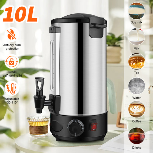 10L Stainless Steel Tea Urn