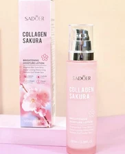 SADOER Collagen Sakura Moisturizing Lotion Hydrating Brightening Anti-Wrinkle-US