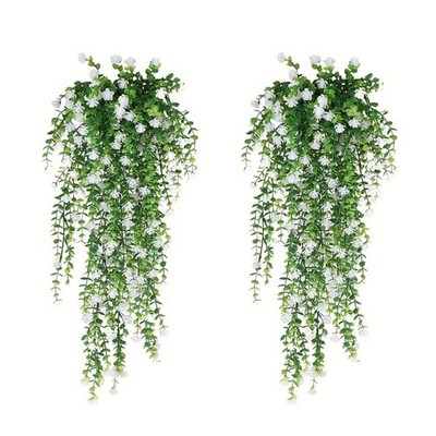 Parties Weddings Artificial Eucalyptus Plants Easy Care Greenery Solution