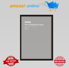 Norway Certificate Frame - A4, Black Photo Picture Frame Art Work Display Frame*