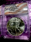 2023 American Silver Eagle Overstrike ANACS MS69 DANIEL CARR Concept /MERCANTI