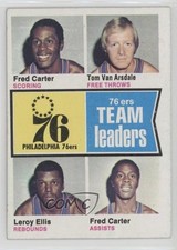 1974-75 Topps Fred Carter Tom Van Arsdale Leroy Ellis #94 04uy