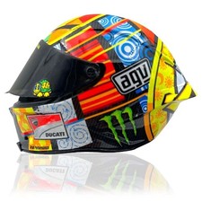 Valentino Rossi VR46 1:5 Scale Moto GP Mini Helmet Season 2012