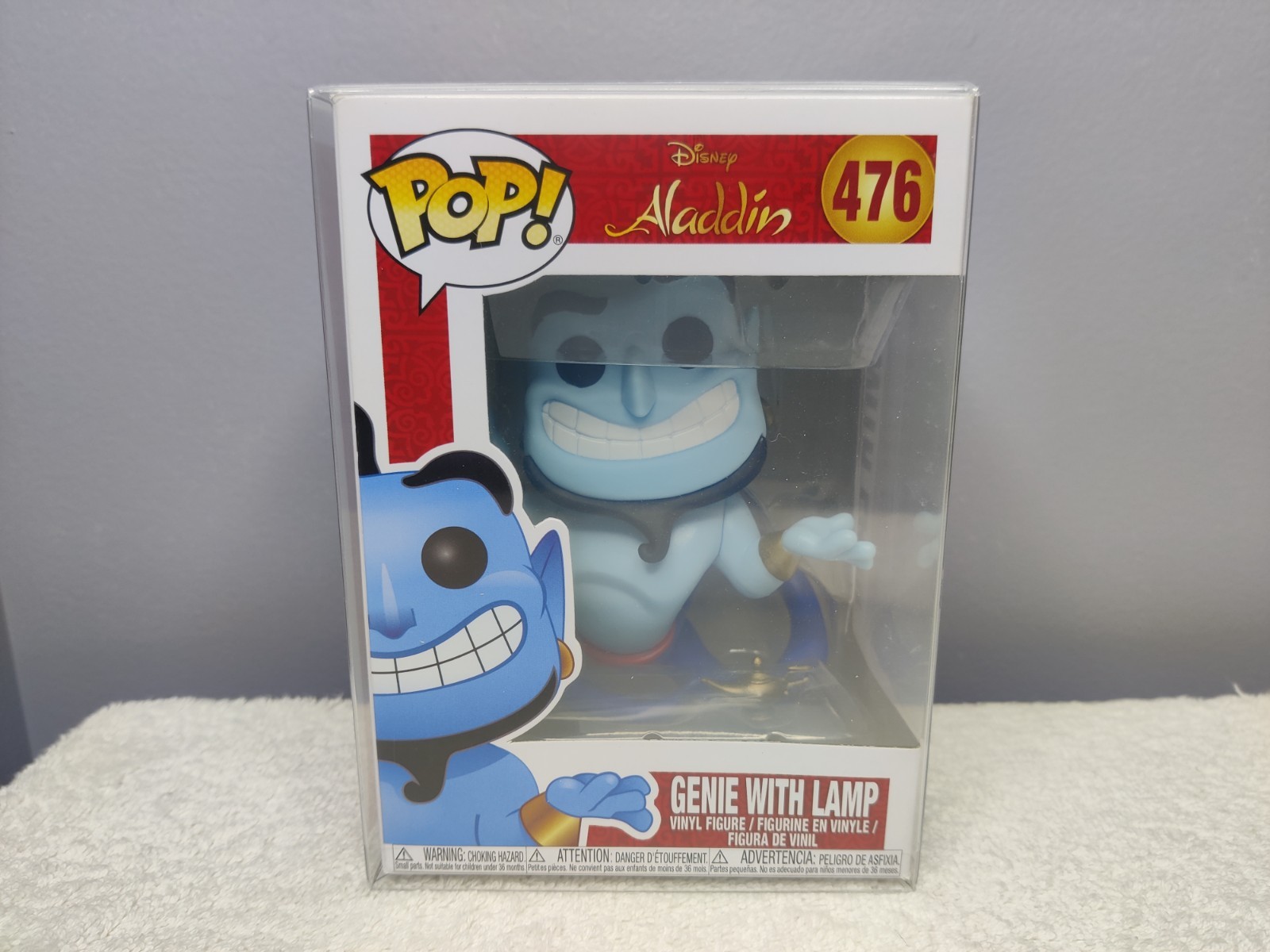 Funko Pop Disney'S Aladdin: Genie With Lamp #476 W/Protector