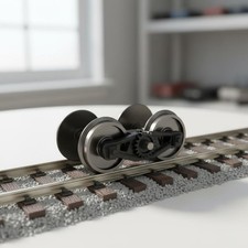 HO Scale Wheel Set Replacement Part Electric Locomotive Wheelset Conductive