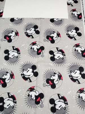 Fabric Springs Creative #CP65922 Smile Mickey  1/2 Yard x 44'' 100% Cotton