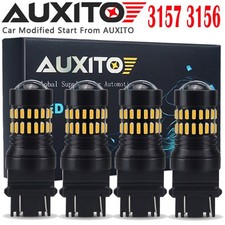 4pc 3156a 3157 Led Yellow Amber Turn Signal Parking Drl High Power Light 4800lm 4pc 3156a 3157 Led Yellow Amber Turn Signal Parking Drl High Power Light 4800lm