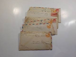 11 WW2 Letters 56th Fighter Control Squadron APO Lot Hubbard Texas Air Force VTG