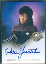 Star Trek Cinema 2000 ( A 22 ) Patti  Yasutake  Autograph Card