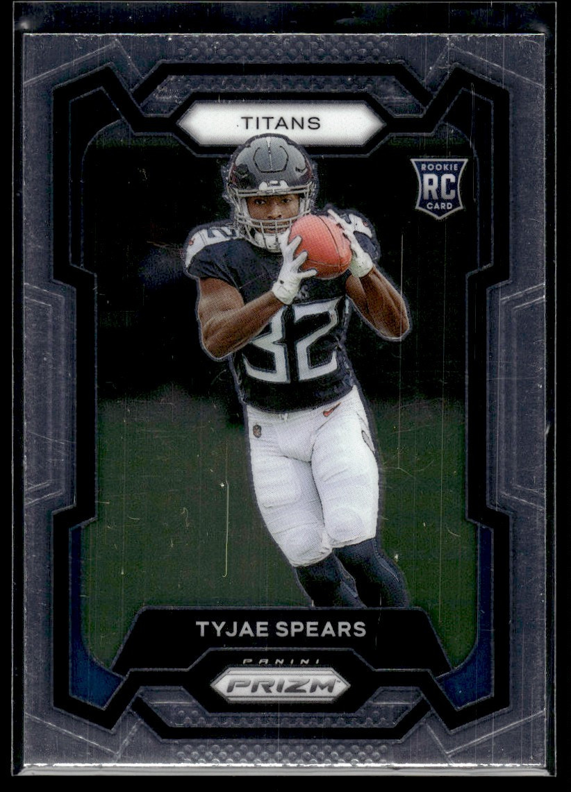 Tyjae Spears 2023 Panini Prizm RC #396 Tennessee Titans Rookie Card