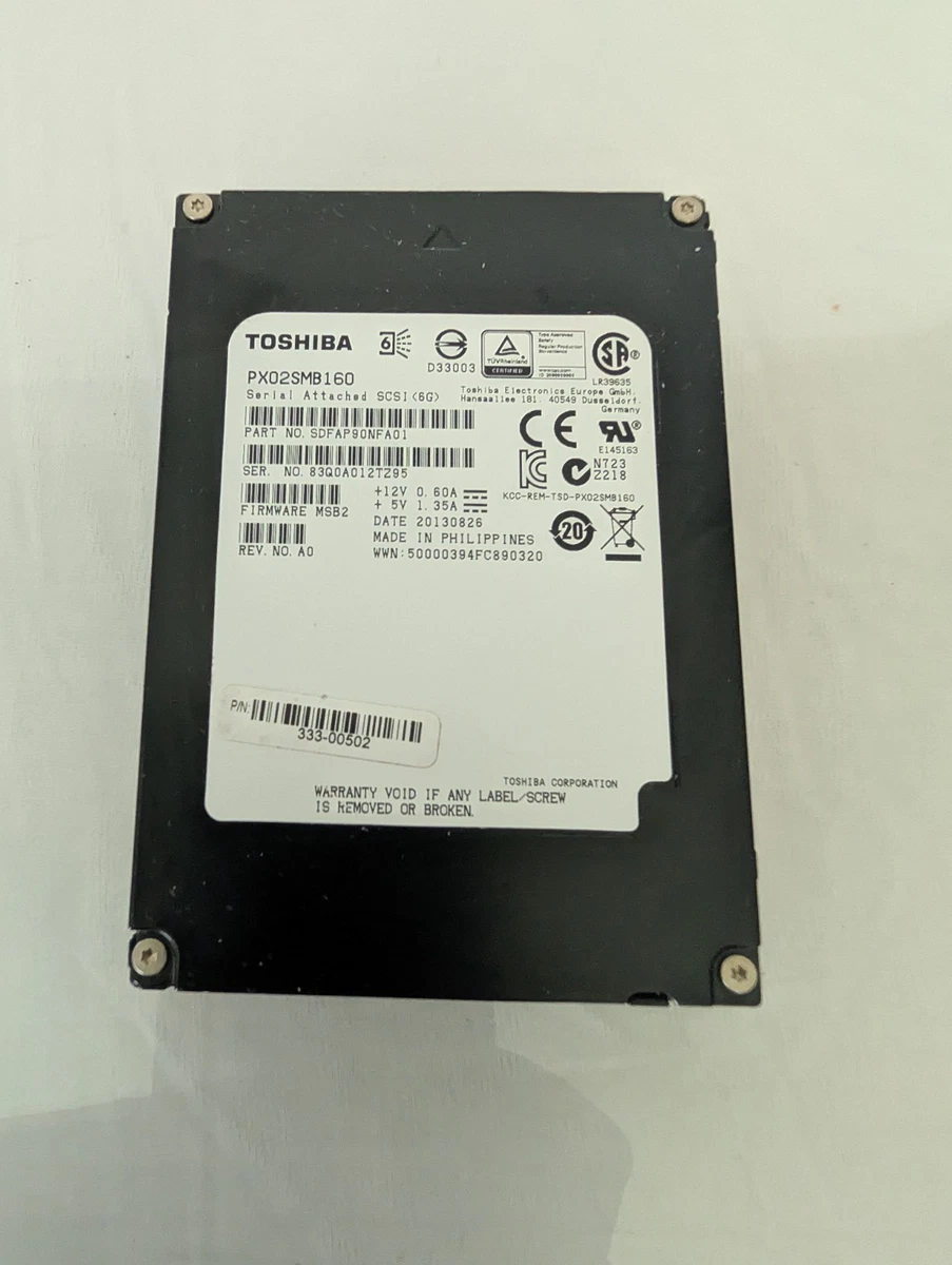 25+ Toshiba SAS Solid-State Drives 2.5 in Form Factor for sale