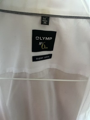 Olymp Herren Hemd Super Slim Fit Weiß