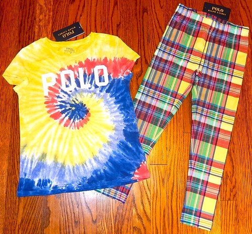 POLO RALPH LAUREN AUTHENTIC TODDLERS GIRLS BRAND NEW ORIGINAL 2Pc SET Sz 6, NWT - Picture 2 of 5