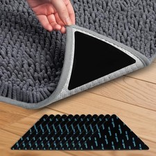 12 Pcs Rug Grip Pads for Hardwood Floors and Tiles, Non Slip Rug Grippers,