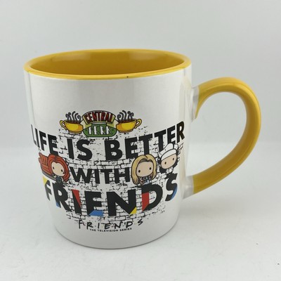 Pyramid Friends TV Keramik Tee Kaffeebecher Tasse Life Is Better With Friends sehr guter Zustand