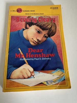 Vintage Dear Mr. Henshaw by Beverly Cleary, Illustrated by Paul O. Zelinsky