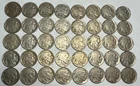 ROLL of 40 full date Indian Head BUFFALO NICKELS. Exact coins shown. #75