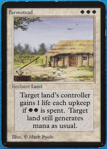 Farmstead Alpha HEAVILY PLD (Reserved List Rare MTG Magic Card) 505733 ABUGames - Picture 1 of 2