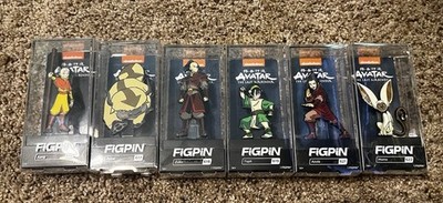FiGPiN Avatar The Last Airbender Bundle Lot Aang Toph Zuko Azula Momo Appa