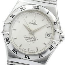 Orologio Uomo Automatico Omega Constellation 1502.30 Cronometro Quadrante Argento_942731