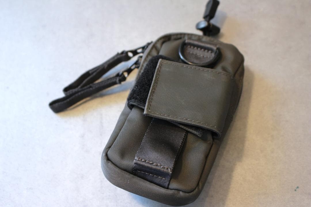 PORTER Drive Pouch Multi Accessory Case Gray 14cm… - image 2