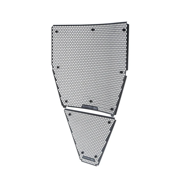 Grille de radiateur Evotech pour Ducati Streetfighter V4 S 2020-2024 en aluminium noir