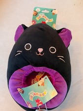 NEW Squishmallows slippers Autumn the Black Cat Child 11/12 Shoe Size