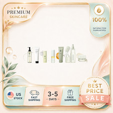 NEW Incellderm Premium Skincare 8PC Set Cleanser Booster Serum Cream Gel Mist