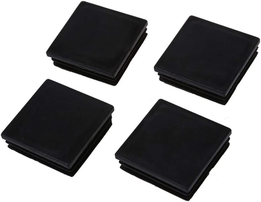 100 Pack 1 Inch Square Plastic Plug, tubing end Cap, Durable Chair Glide，it f...