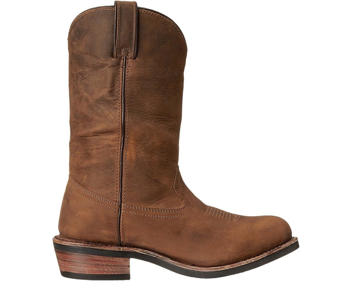 Dan Post Albuquerque Waterproof Work Boot DP69681, Distressed Mid Brown Sz 10 D Dan Post BOOTS Mens Albuquerque DP69681 Tan Distressed  main image 3