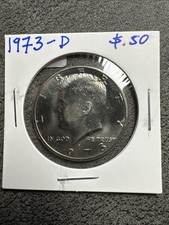 1973 D Kennedy Half Dollar. Non Magnetic. Choice GEM BU