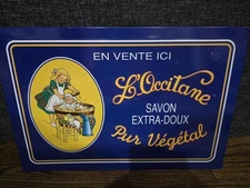 L’OCCITANE EN PROVENCE FRENCH TIN METAL Sign