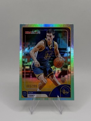 2025-26 Topps NBA Hoops • Alex Toohey (RC) Teal Holo /299 #129 • GS Warriors