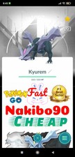 Pokémon Go - Shiny Kyurem White Background -...
