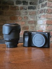 Used Sony A6300 Compact System Camera with 28-70mm kit lens NO BATTERIES 