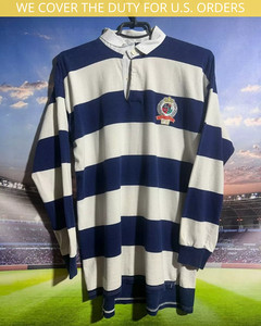 Umbro Vintage Jersey Long Sleeve Rugby Shirt 80s 90s Multicolor Men Size S/M